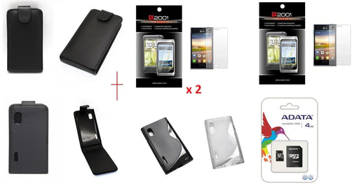 LG Optimus L5 E610 Leather Gel Case 4GB MicroSD - LX2001 - Homewares, Outdoor, Phone Accessories, Cases, Speakers, Headphones + More -