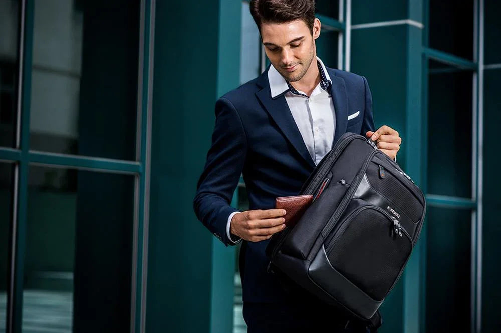 Laptop Backpak EVERKI 15.6" - Onyx Black EKP132 - LX2001 - Homewares, Outdoor, Phone Accessories, Cases, Speakers, Headphones + More -