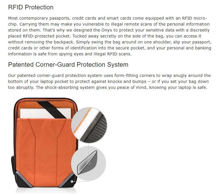 Laptop Backpak EVERKI 15.6" - Onyx Black EKP132 - LX2001 - Homewares, Outdoor, Phone Accessories, Cases, Speakers, Headphones + More -