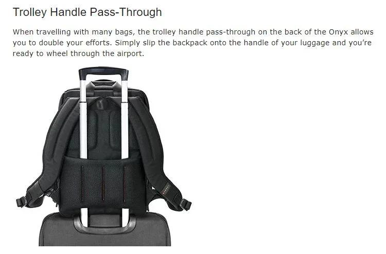 Laptop Backpak EVERKI 15.6" - Onyx Black EKP132 - LX2001 - Homewares, Outdoor, Phone Accessories, Cases, Speakers, Headphones + More -