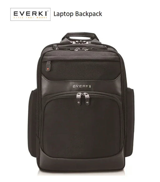 Laptop Backpak EVERKI 15.6" - Onyx Black EKP132 - LX2001 - Homewares, Outdoor, Phone Accessories, Cases, Speakers, Headphones + More -