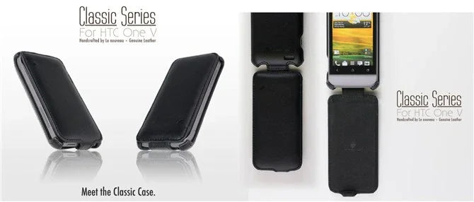 HTC ONE V Leather Case — LX2001 - Homewares, Outdoor, Phone Accessories ...