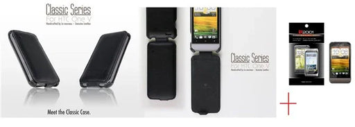 HTC ONE V Leather Case + Screen Protector - LX2001 - Homewares, Outdoor, Phone Accessories, Cases, Speakers, Headphones + More -