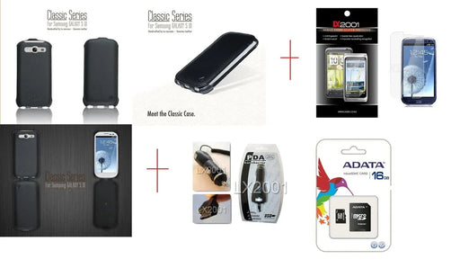 Samsung Galaxy S3 Leather 16GB MicroSD ChaRger - LX2001 - Homewares, Outdoor, Phone Accessories, Cases, Speakers, Headphones + More -