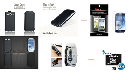 Samsung Galaxy S3 Leather 32GB MicroSD ChaRger - LX2001 - Homewares, Outdoor, Phone Accessories, Cases, Speakers, Headphones + More -