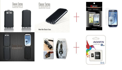 Samsung Galaxy S3 Leather 8GB MicroSD ChaRger - LX2001 - Homewares, Outdoor, Phone Accessories, Cases, Speakers, Headphones + More -