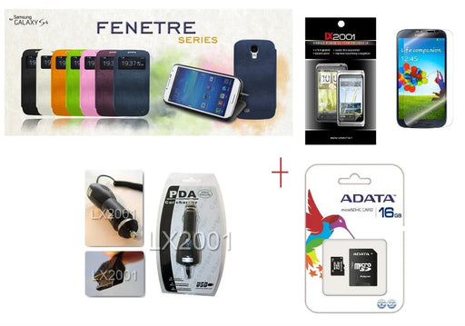 Samsung Galaxy S4 Flip Case 16GB MicroSD Charger - LX2001 - Homewares, Outdoor, Phone Accessories, Cases, Speakers, Headphones + More -