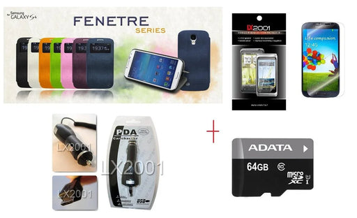 Samsung Galaxy S4 Flip Case 64GB MicroSD Charger - LX2001 - Homewares, Outdoor, Phone Accessories, Cases, Speakers, Headphones + More -