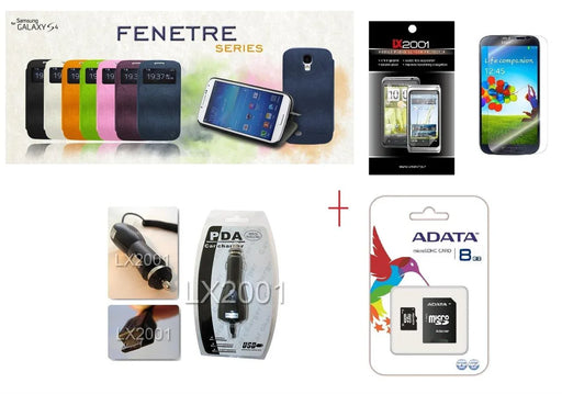 Samsung Galaxy S4 Fenetre Case 8GB MicroSD Charger - LX2001 - Homewares, Outdoor, Phone Accessories, Cases, Speakers, Headphones + More -