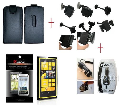 Nokia Lumia 920 Leather Case Car Charger Holder - LX2001 - Homewares, Outdoor, Phone Accessories, Cases, Speakers, Headphones + More -