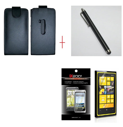 Nokia Lumia 920 Flip Leather Case + Stylus - LX2001 - Homewares, Outdoor, Phone Accessories, Cases, Speakers, Headphones + More -