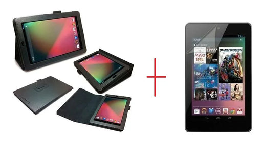 Asus Google Nexus 7 Leather Case + Screen Protetor - LX2001 - Homewares, Outdoor, Phone Accessories, Cases, Speakers, Headphones + More -