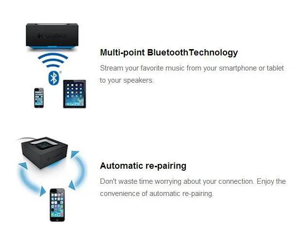 Logitech Bluetooth Audio Adapter 980-000914 - LX2001 - Homewares, Outdoor, Phone Accessories, Cases, Speakers, Headphones + More -