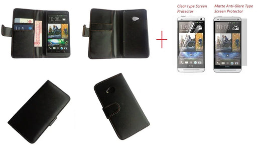 HTC ONE M7 Leather Case + Screen Protector - LX2001 - Homewares, Outdoor, Phone Accessories, Cases, Speakers, Headphones + More -