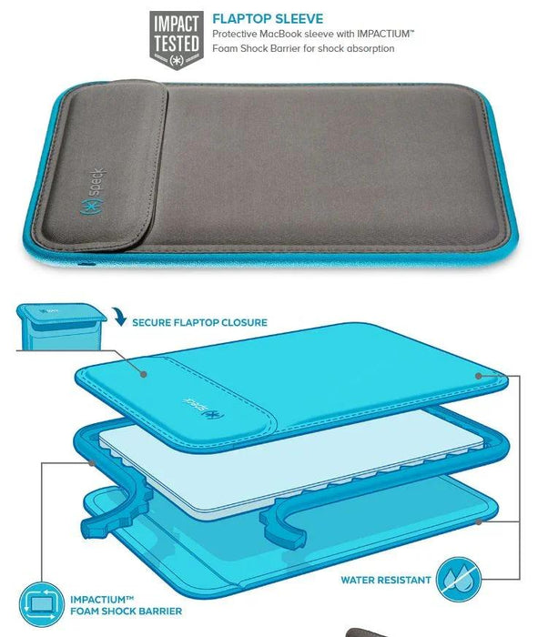 Speck Macbook Pro Retina 13" Flaptop Sleeve Case 77496-5547 77496-5546 - LX2001 - Homewares, Outdoor, Phone Accessories, Cases, Speakers, Headphones + More -