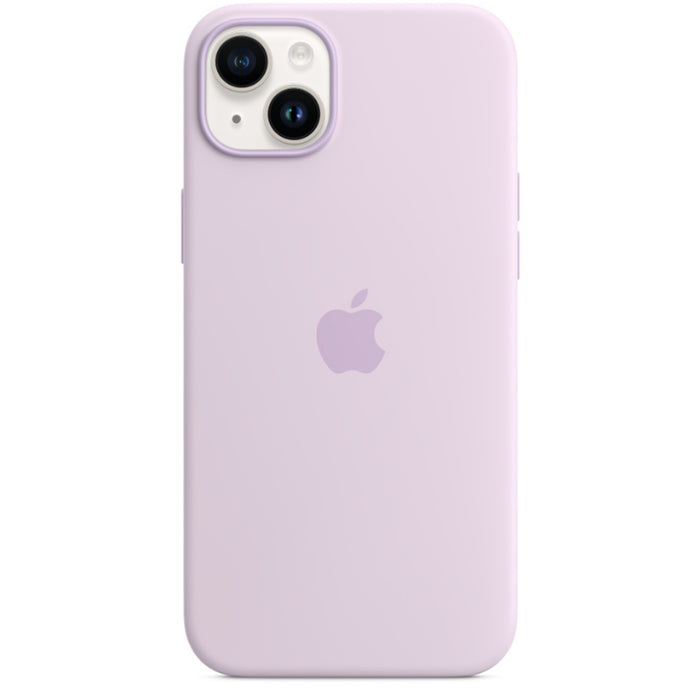 Apple iPhone 14 Plus Silicone Case with MagSafe - Elderberry Pink