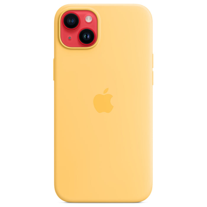 Apple iPhone 14 Plus Silicone Case with MagSafe - Sunglow Yellow
