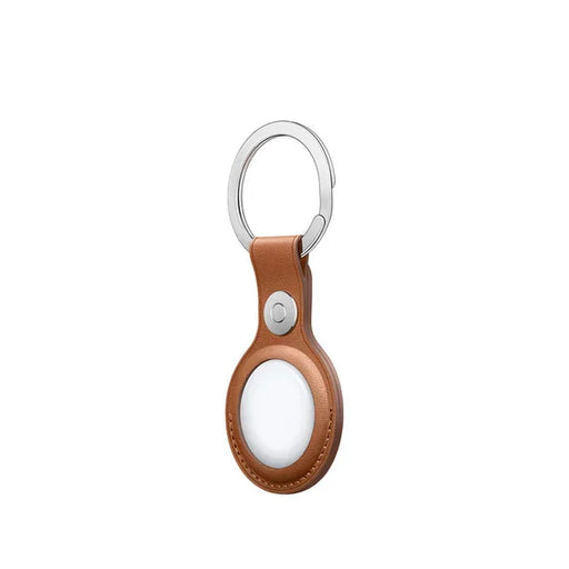 Apple AirTag Leather Key Ring Saddle Brown - LX2001 - Homewares, Outdoor, Phone Accessories, Cases, Speakers, Headphones + More -
