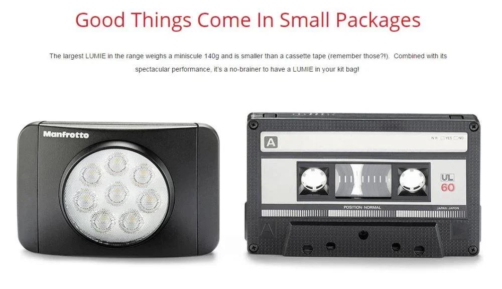 Manfrotto Lumie Muse LED Light - LX2001 - Homewares, Outdoor, Phone Accessories, Cases, Speakers, Headphones + More -