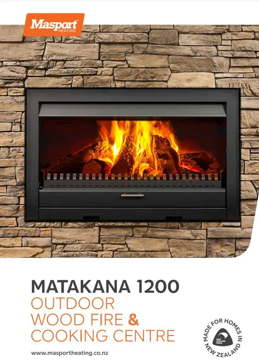 Masport Matakana 1200 Outdoor Wood Fire & Cooking Centre - LX2001 - Homewares, Outdoor, Phone Accessories, Cases, Speakers, Headphones + More -