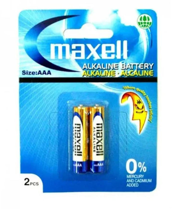 Maxell AAA Alkaline Batteries 2 Pack LR03GD-2B - LX2001 - Homewares, Outdoor, Phone Accessories, Cases, Speakers, Headphones + More -