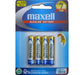 Maxell AAA Alkaline Batteries 4 Pack LR03GD-4B - LX2001 - Homewares, Outdoor, Phone Accessories, Cases, Speakers, Headphones + More -