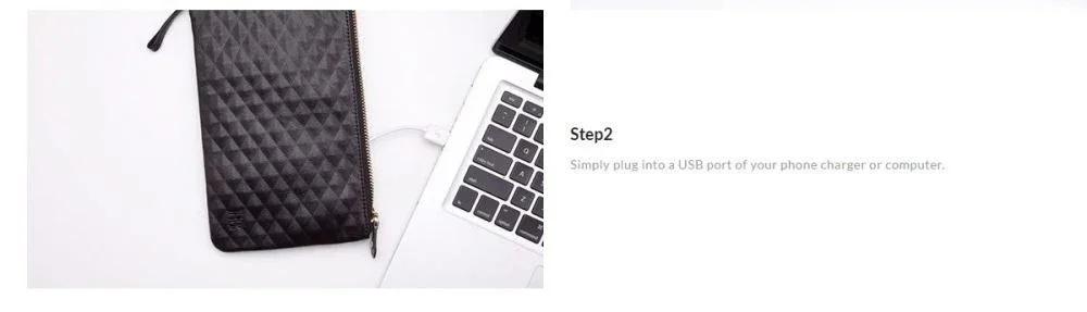 MightyPurse Large Leather Bag with 4000mAh Battery Pack - Powder Blue - LX2001 - Homewares, Outdoor, Phone Accessories, Cases, Speakers, Headphones + More -