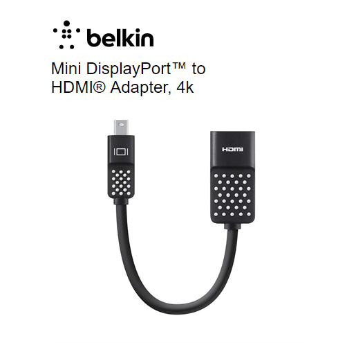 Belkin Mini DisplayPort™ to HDMI Cable 4K F2CD079BT