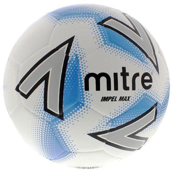 Mitre Impel Max Training Ball Size 5 - White & Blue BB1120-5-WIB