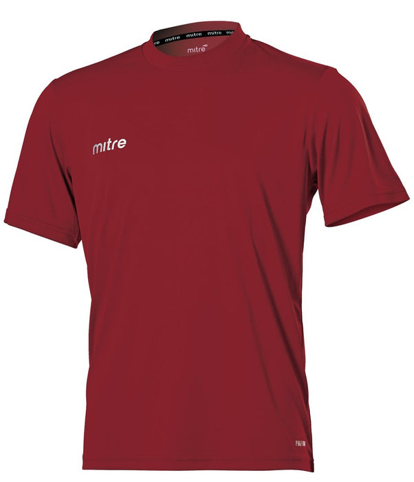 Mitre Metric Short Sleeve Football Soccer Maroon Jersey - Small T60101-MA6-S