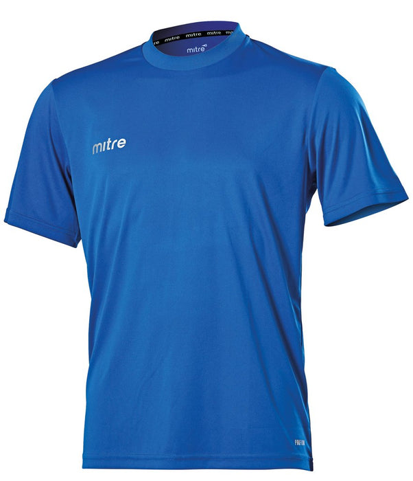 Mitre Metric Short Sleeve Football Soccer Royal Blue Jersey - Medium T60101-RA3-M