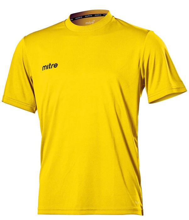 Mitre Metric Short Sleeve Football Soccer Royal Yellow Jersey - Xtra Large XL T60101-YA1-XL