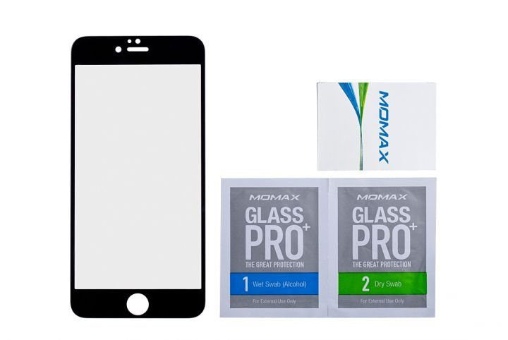 Momax iPhone 6 Plus / 6S Plus 5.5'' Full Frame Pro+ Glass Screen Protector Black PZAPIP6LFFD
