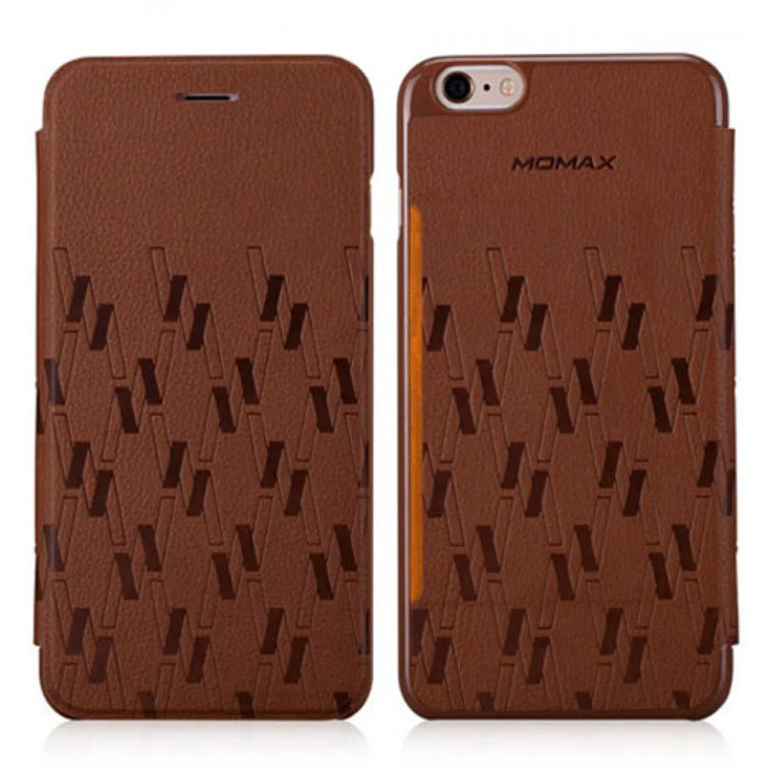 Momax Apple iPhone 6 6S Elite Flip Case - Brown - LX2001 - Homewares, Outdoor, Phone Accessories, Cases, Speakers, Headphones + More -