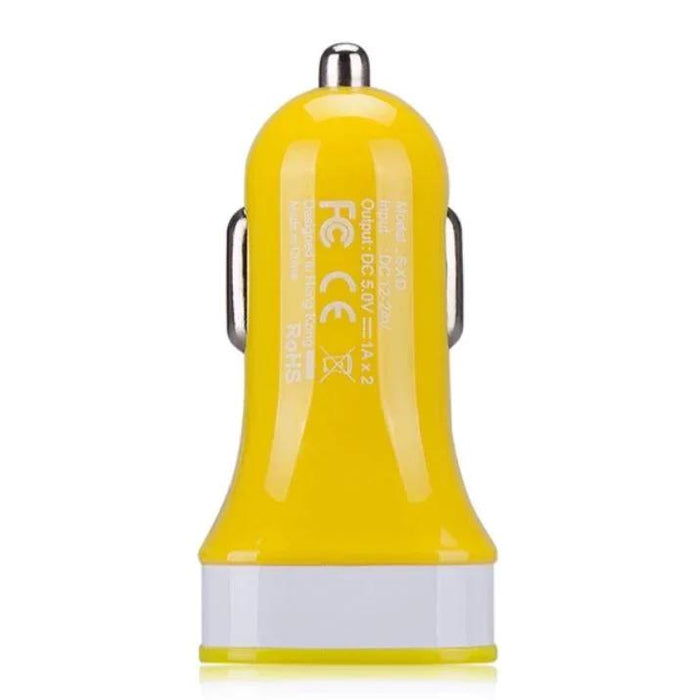 Momax XC USB 2.1A Car Charger - Yellow SXSY - LX2001 - Homewares, Outdoor, Phone Accessories, Cases, Speakers, Headphones + More -