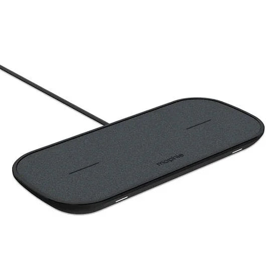 Mophie Dual Qi Wireless Charging Pad - Black AU 409903637 848467099874 - LX2001 - Homewares, Outdoor, Phone Accessories, Cases, Speakers, Headphones + More -