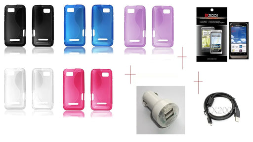 Motorola Defy XT XT535 Case DUAL Charger USB - LX2001 - Homewares, Outdoor, Phone Accessories, Cases, Speakers, Headphones + More -