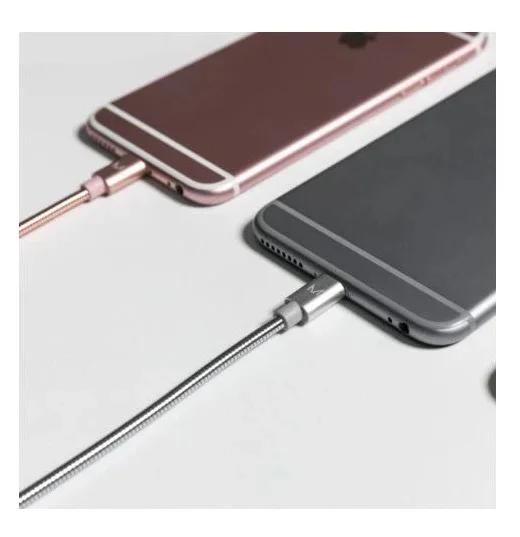 Moyork LUMO 1.2m Aluminum Lightning Cable - Coin Silver MOYO-LU-ALCS - LX2001 - Homewares, Outdoor, Phone Accessories, Cases, Speakers, Headphones + More -