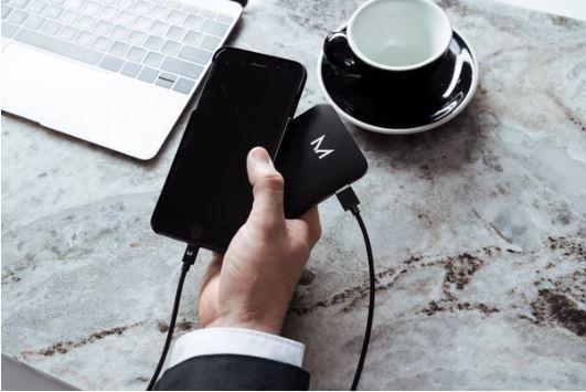 Moyork LUMO 5,000mAh Power Bank - Raven Black MOYO-LU-50RB - LX2001 - Homewares, Outdoor, Phone Accessories, Cases, Speakers, Headphones + More -