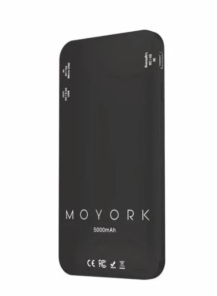 Moyork LUMO 5,000mAh Power Bank - Raven Black MOYO-LU-50RB - LX2001 - Homewares, Outdoor, Phone Accessories, Cases, Speakers, Headphones + More -