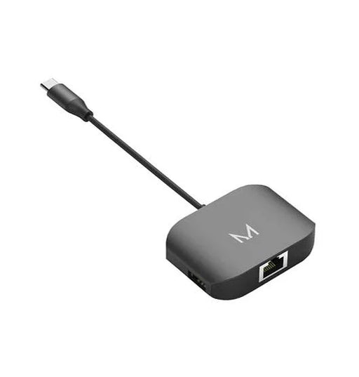 Moyork Lynk USB-C Adapter w/ RJ45 + 2 x USB-A - Space Grey MOYO-LY-RASG - LX2001 - Homewares, Outdoor, Phone Accessories, Cases, Speakers, Headphones + More -