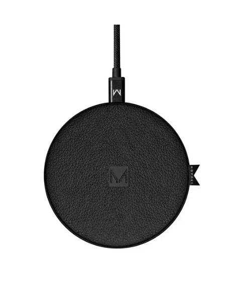 Moyork WATT 10W QI Fast Wireless Charger - Raven Black Leather MOYO-WA-QIRB - LX2001 - Homewares, Outdoor, Phone Accessories, Cases, Speakers, Headphones + More -