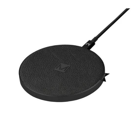 Moyork WATT 10W QI Fast Wireless Charger - Raven Black Leather MOYO-WA-QIRB - LX2001 - Homewares, Outdoor, Phone Accessories, Cases, Speakers, Headphones + More -