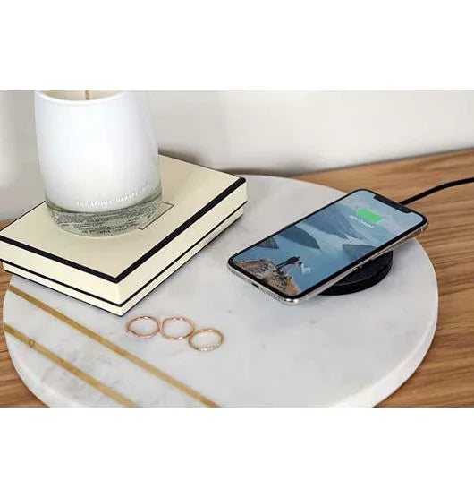 Moyork WATT Qi Wireless Charging Pad - Jersey Grey Fabric MOYO-WA-Q2JG - LX2001 - Homewares, Outdoor, Phone Accessories, Cases, Speakers, Headphones + More -