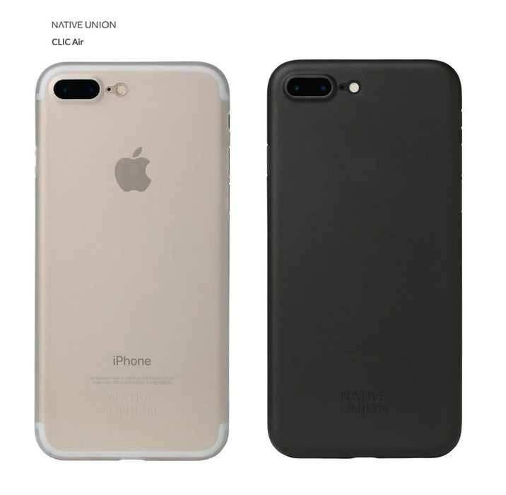 Apple iPhone 7 Plus NATIVE UNION Clic Air Case CLIC-CLE-AIR-7P CLIC-SMO-AIR-7P - LX2001 - Homewares, Outdoor, Phone Accessories, Cases, Speakers, Headphones + More -