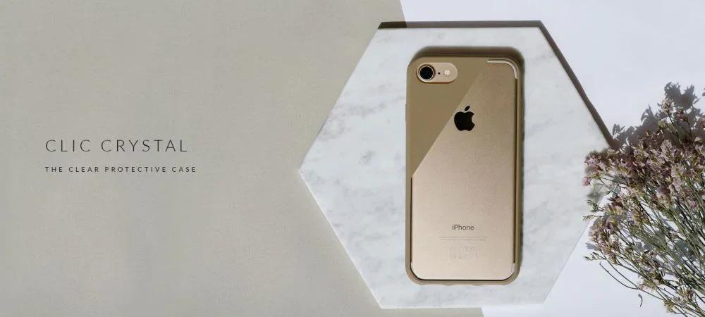 Apple iPhone 7 NATIVE UNION Clic Crystal Case CLICCRL-MAR-7 CLICCRL-OLI-7 CLICCRL-SMO-7 - LX2001 - Homewares, Outdoor, Phone Accessories, Cases, Speakers, Headphones + More -