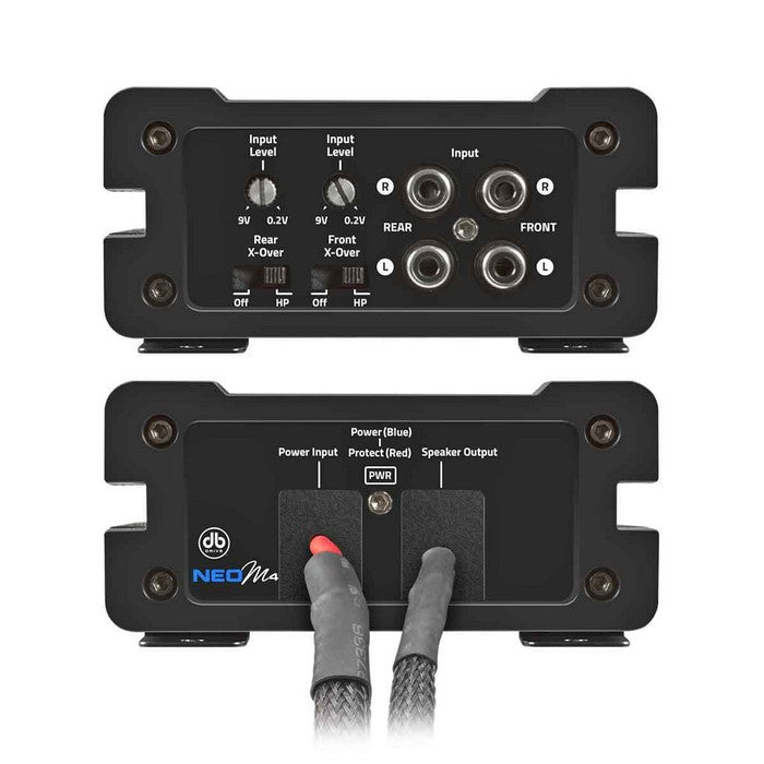 Db Drive Amp Amplifier Neo Mini 4 Ch - 4 X 50 Rms @ 4 Ohm / 4 X 100W Rms @ 2 Ohm