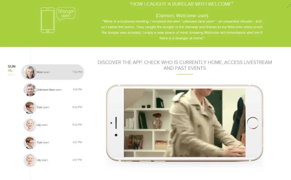 NETATMO Welcome Indoor Security Camera NSC01-P - LX2001 - Homewares, Outdoor, Phone Accessories, Cases, Speakers, Headphones + More -