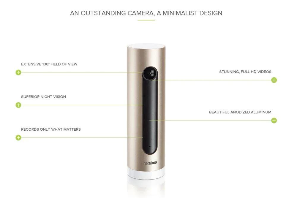 NETATMO Welcome Indoor Security Camera NSC01-P - LX2001 - Homewares, Outdoor, Phone Accessories, Cases, Speakers, Headphones + More -