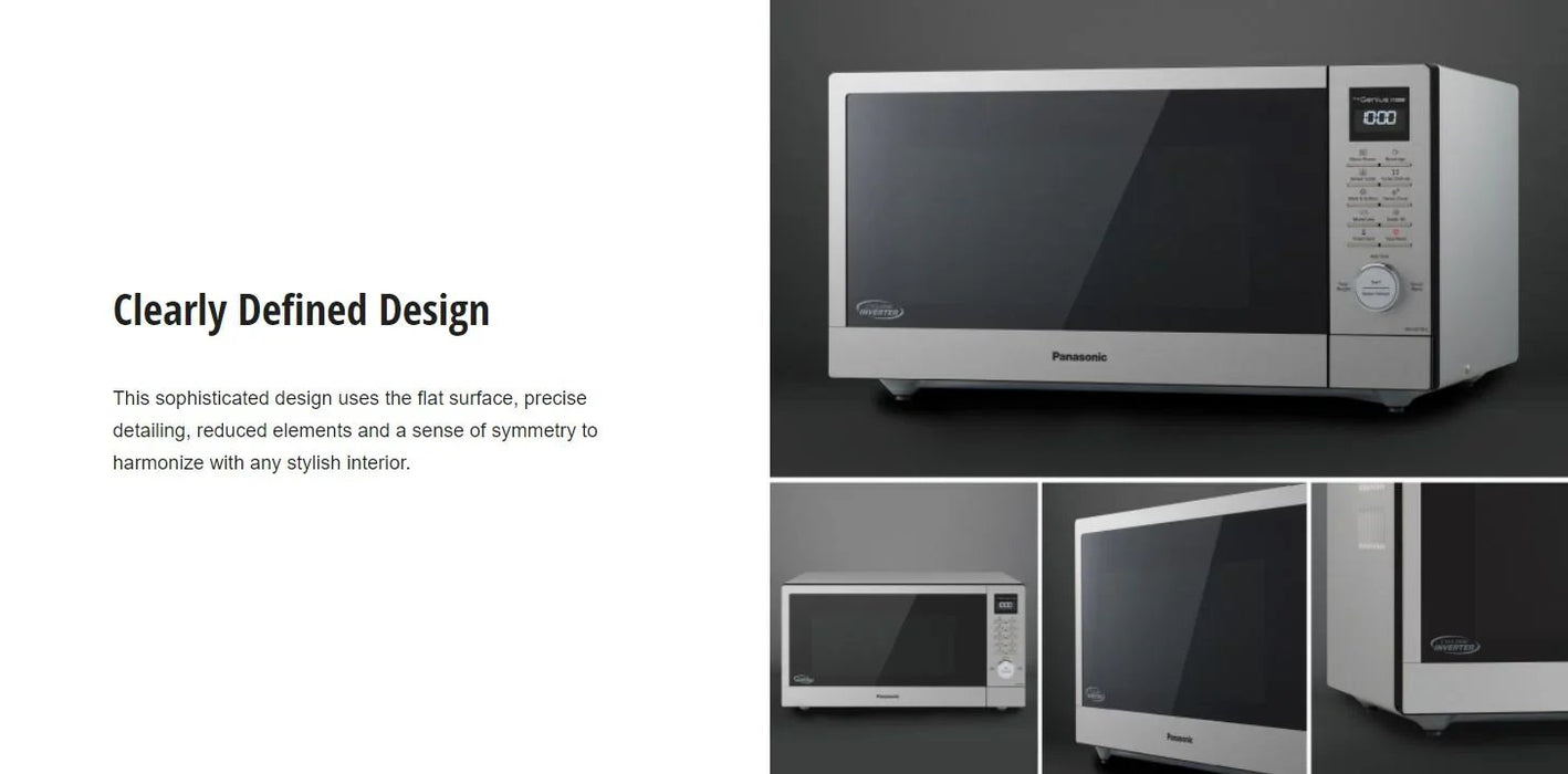 Panasonic 44L 1100W Microwave Oven with Cyclonic Inverter NN-SD79LSQPQ - LX2001 - Homewares, Outdoor, Phone Accessories, Cases, Speakers, Headphones + More -